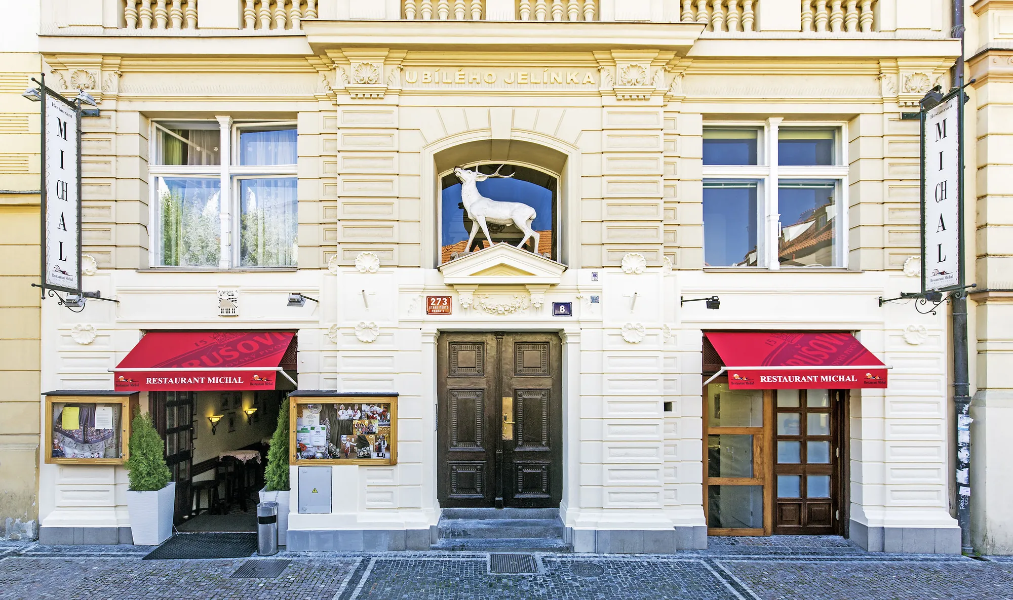 Vchod do Restaurantu Michal, Náprstkova 8